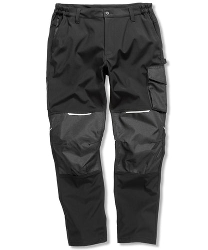 Result Workguard R473X Slim softshell work trouser in Black