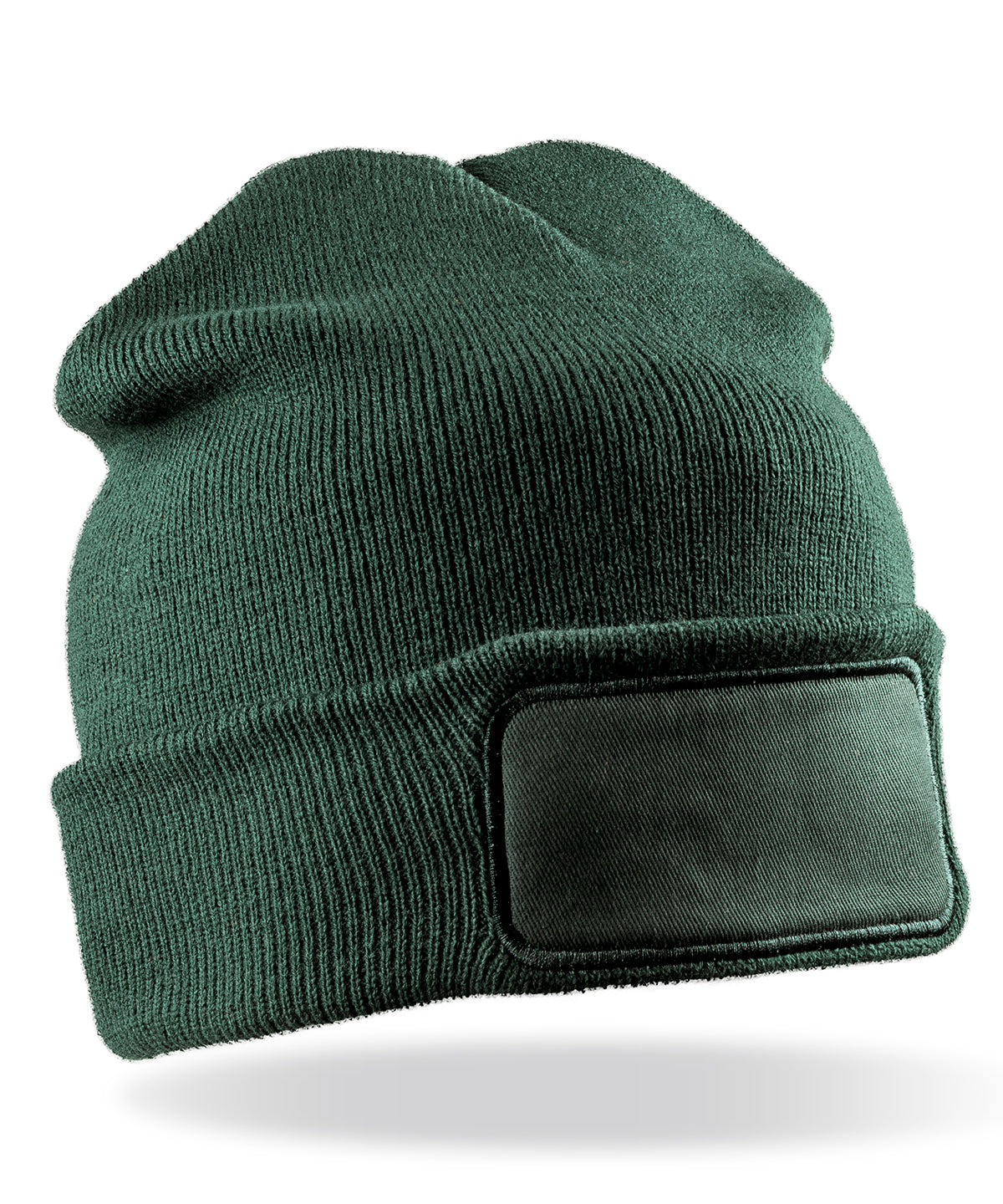 Result Winter Essentials RC27X Double-knit printers beanie in Bottle Green