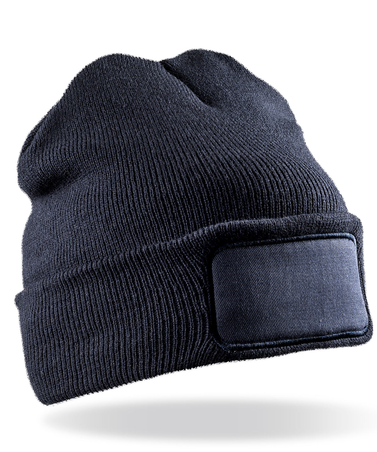 Result Winter Essentials RC27X Double-knit printers beanie in Navy