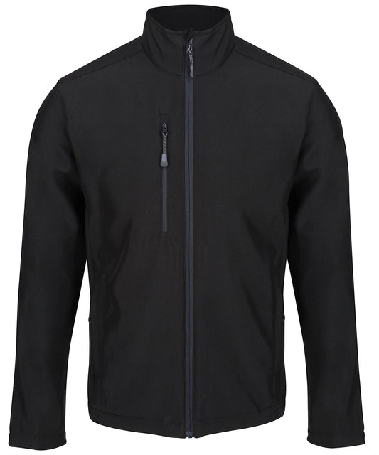 Regatta Honestly Made RG350 Honestly Made recycled softshell jacket in Black