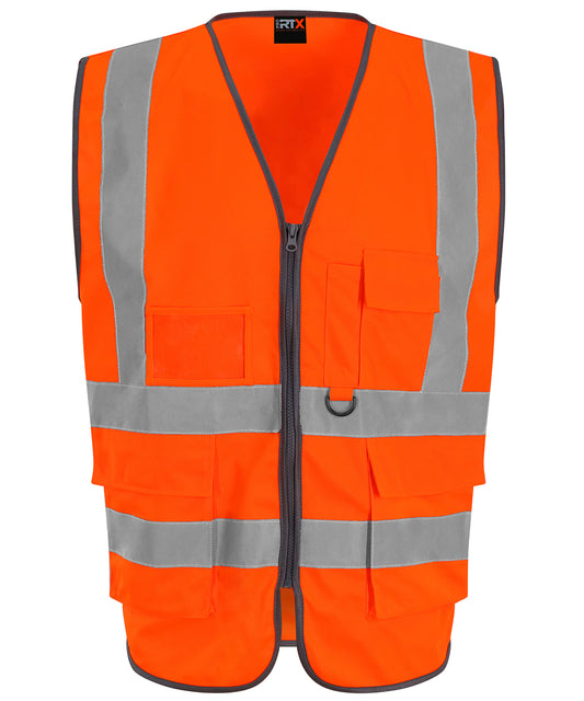 ProRTX High Visibility RX705 Executive waistcoat in HV Orange