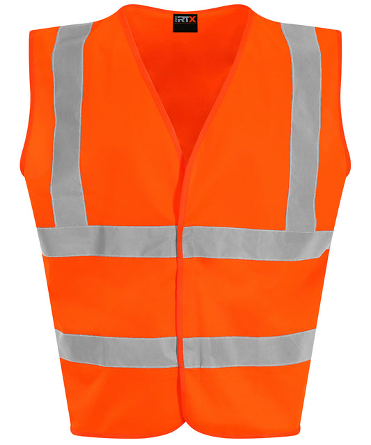 ProRTX High Visibility RX70J Kids waistcoat in HV Orange