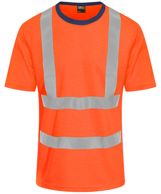ProRTX High Visibility RX720 High visibility t-shirt in HV Orange/Navy