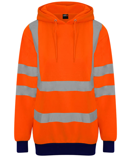 ProRTX High Visibility RX740 High visibility hoodie in HV Orange/Navy
