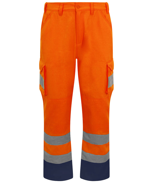 ProRTX High Visibility RX760 Cargo trousers in HV Orange