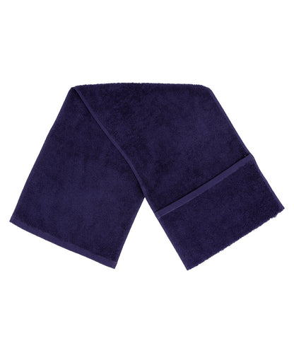 Towel City TC007 Luxury range pocket gym towel in Navy