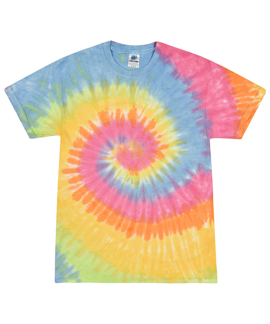 Colortone TD02B Kids tie-dye T in Eternity