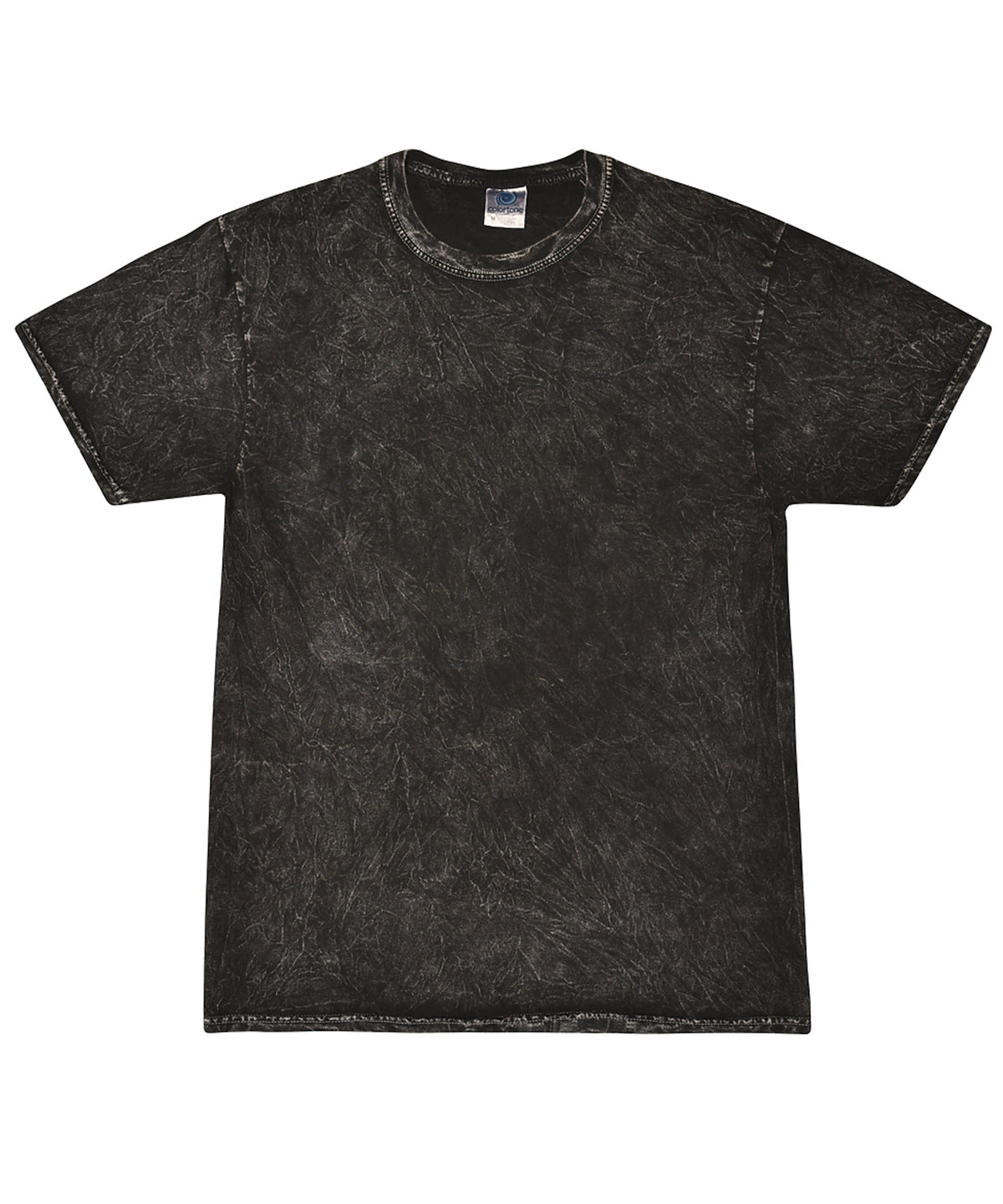 Colortone TD02M Tie-dye shirt in Mineral Black