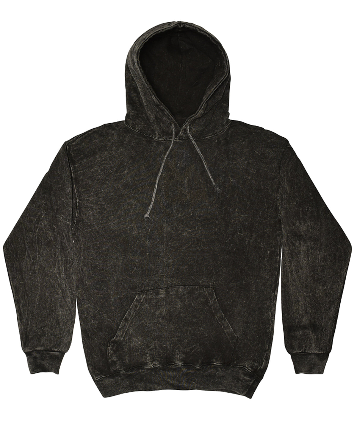 Colortone TD31M Rainbow tie-dye hoodie in Mineral Black