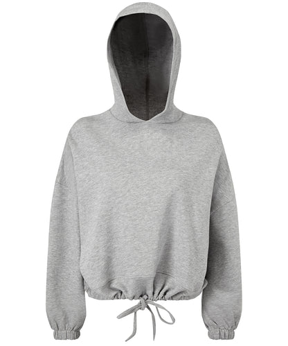 TriDri® TR085 Women's TriDri® cropped oversize hoodie in Heather Grey