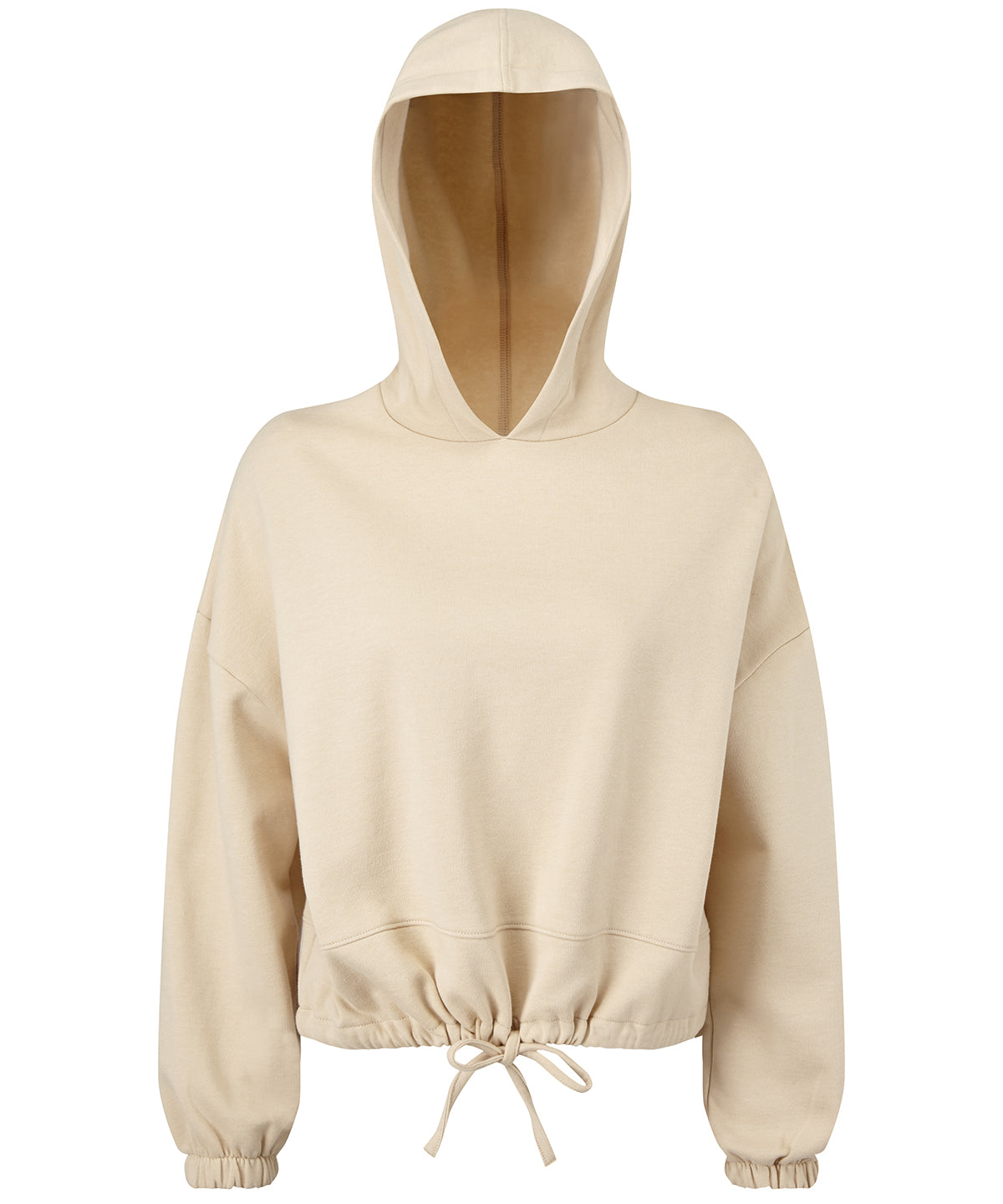 TriDri® TR085 Women's TriDri® cropped oversize hoodie in Nude