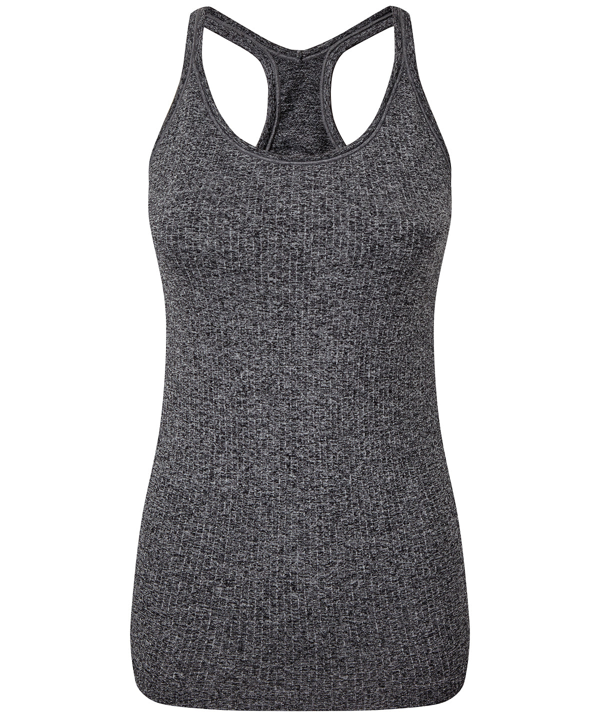 TriDri® TR217 Women's TriDri® seamless 3D fit" multi-sport sculpt vest with secret support" in Black Melange