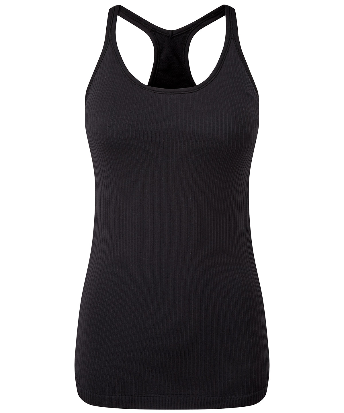 TriDri® TR217 Women's TriDri® seamless 3D fit" multi-sport sculpt vest with secret support" in Black