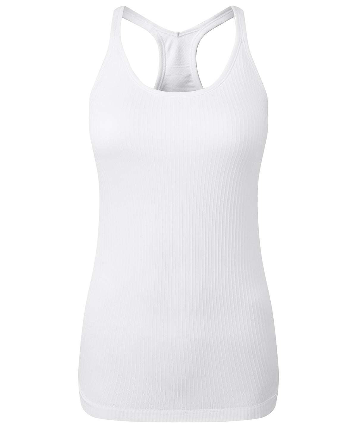 TriDri® TR217 Women's TriDri® seamless 3D fit" multi-sport sculpt vest with secret support" in White