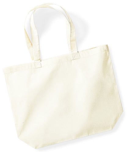 Westford Mill WM265 Organic premium cotton maxi tote in Natural