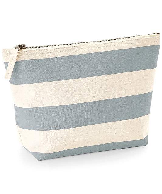 Westford Mill WM684 Nautical accessory bag in Natural/Grey