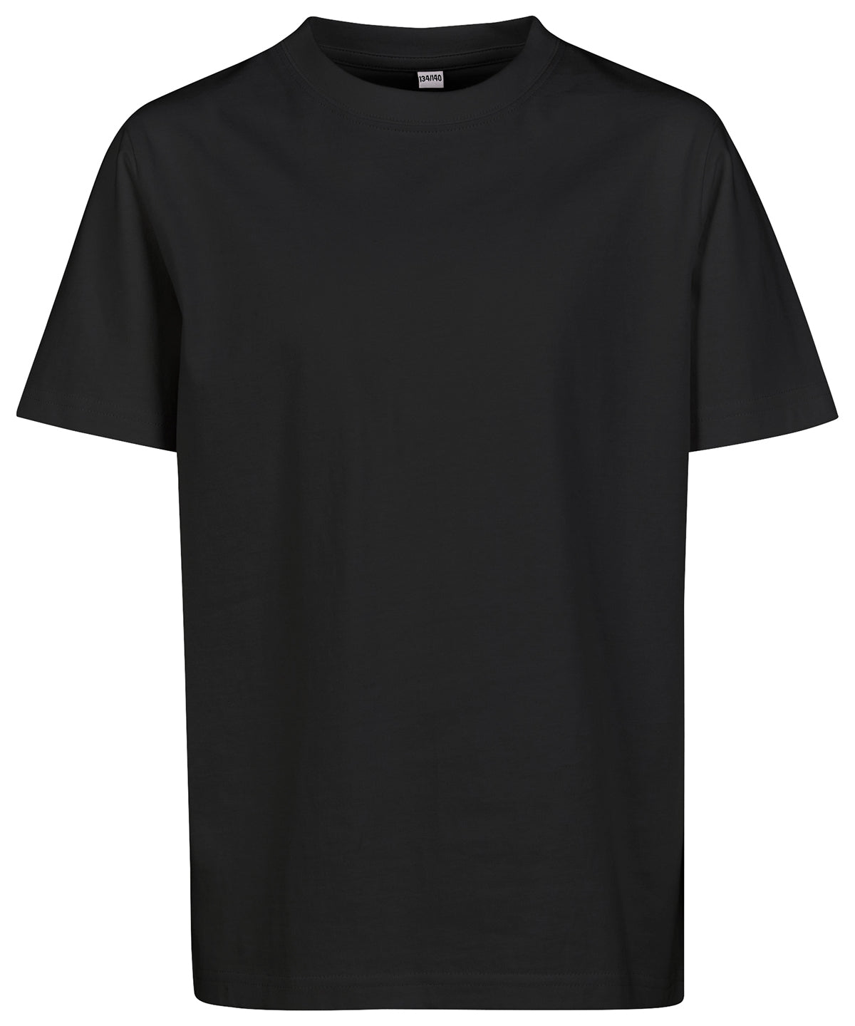 Build Your Brand BY116 Kids basic tee in Black