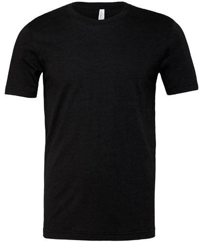 Bella Canvas CV01H Unisex heather CVC short sleeve t-shirt in Black Heather
