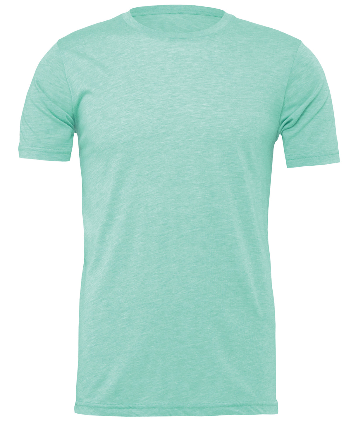 Bella Canvas CV01H Unisex heather CVC short sleeve t-shirt in Heather Mint