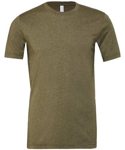 Bella Canvas CV01H Unisex heather CVC short sleeve t-shirt in Heather Olive
