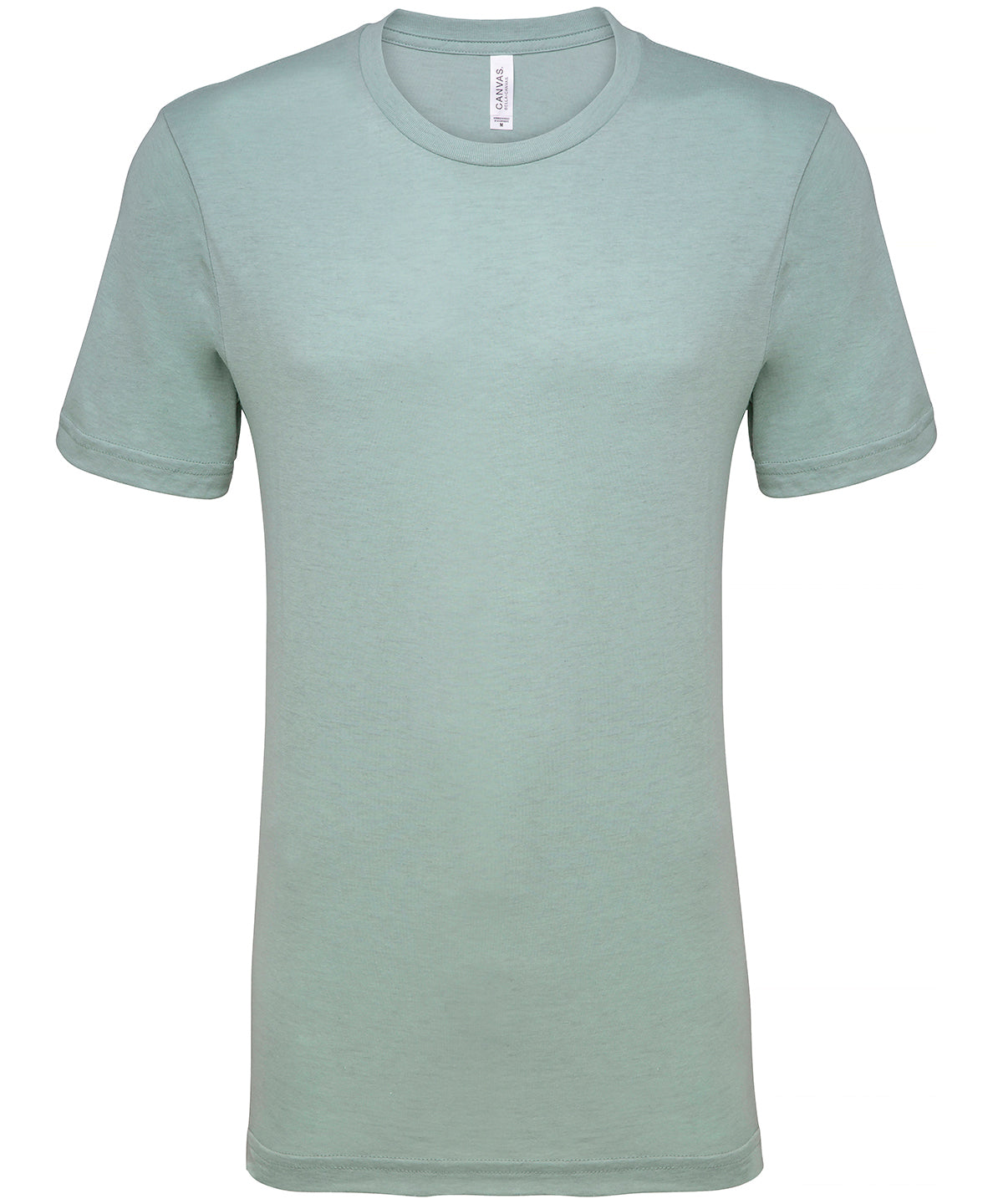 Bella Canvas CV01H Unisex heather CVC short sleeve t-shirt in Heather Prism Dusty Blue