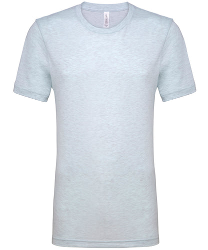 Bella Canvas CV01H Unisex heather CVC short sleeve t-shirt in Heather Prism Ice Blue