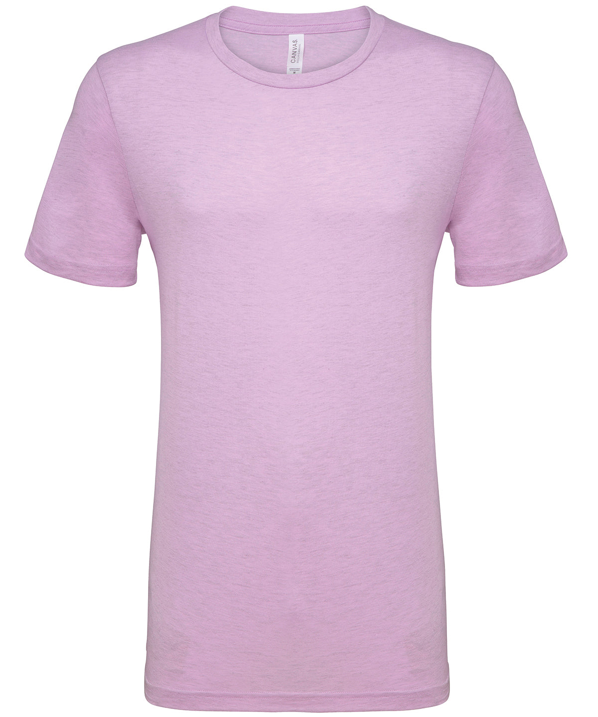 Bella Canvas CV01H Unisex heather CVC short sleeve t-shirt in Heather Prism Lilac
