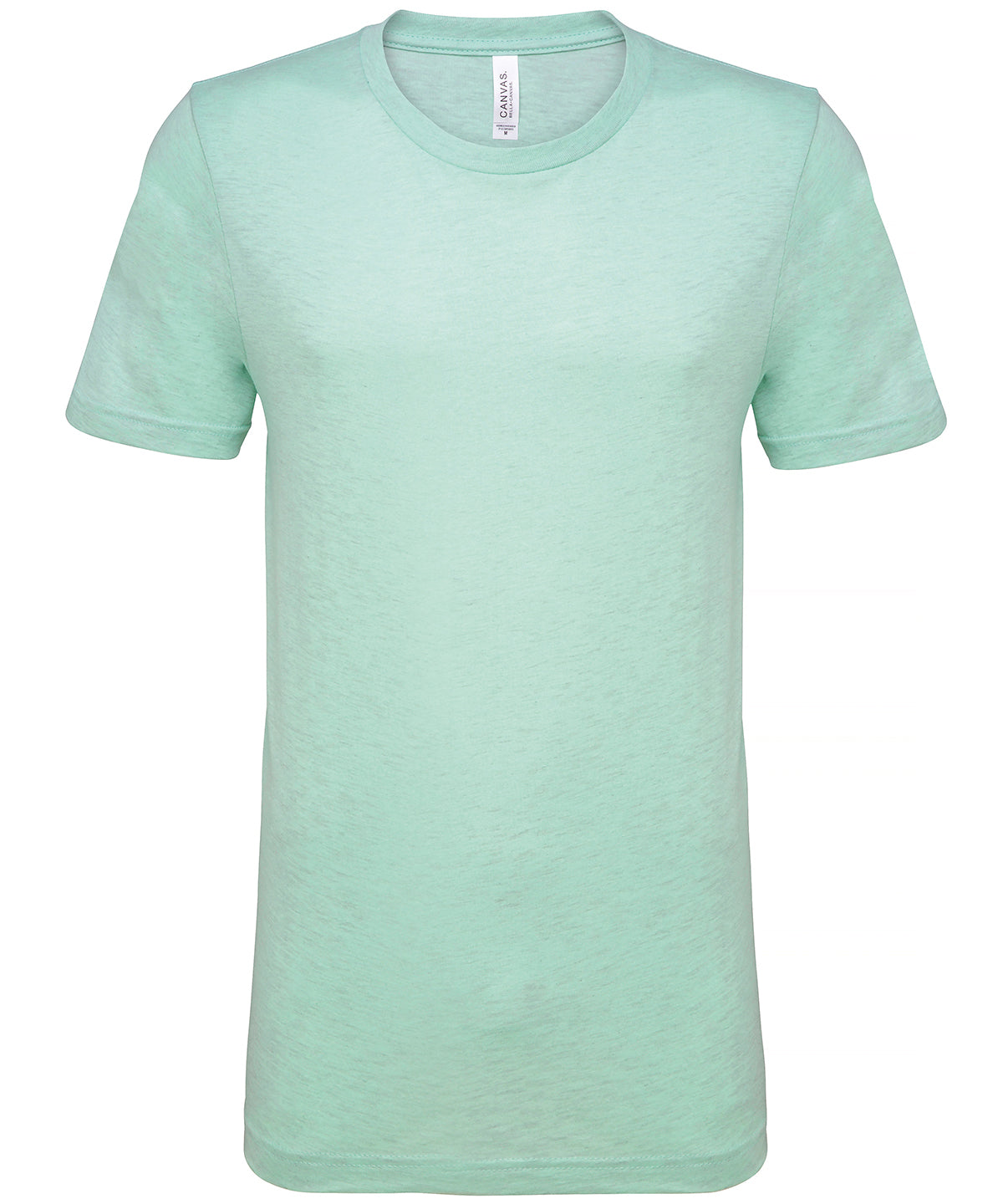 Bella Canvas CV01H Unisex heather CVC short sleeve t-shirt in Heather Prism Mint