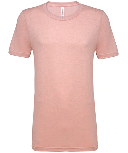 Bella Canvas CV01H Unisex heather CVC short sleeve t-shirt in Heather Prism Peach