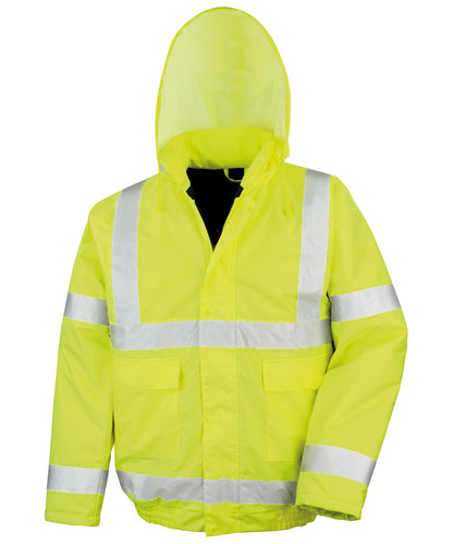 Result Core R217X Core high-viz winter blouson in HI-Viz Yellow