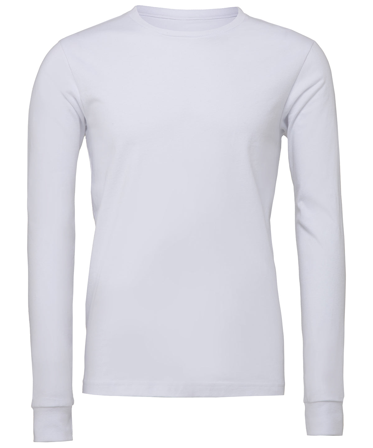 Bella Canvas BE044 Unisex Jersey long sleeve tee in White