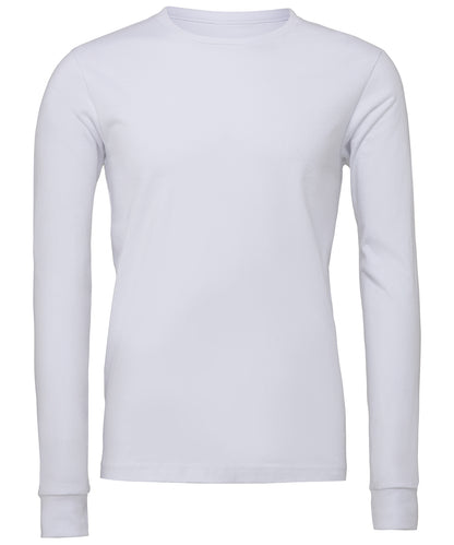 Bella Canvas BE044 Unisex Jersey long sleeve tee in White