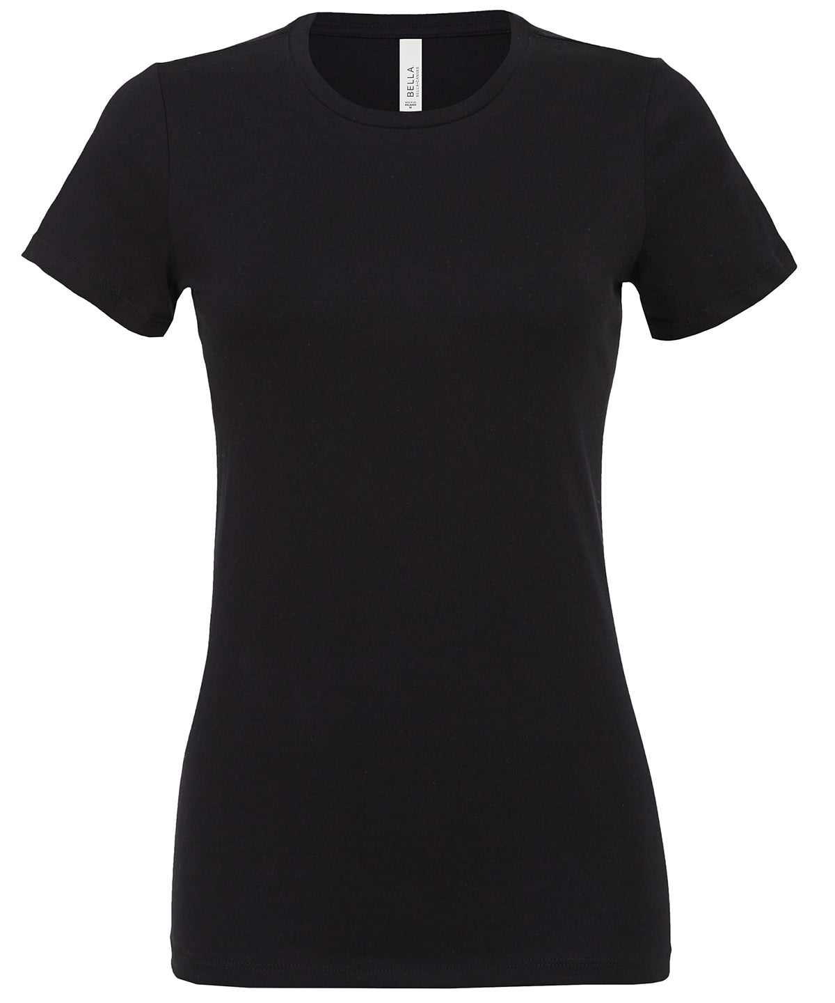Bella Canvas BE046 Women's relaxed Jersey short sleeve tee in Black*