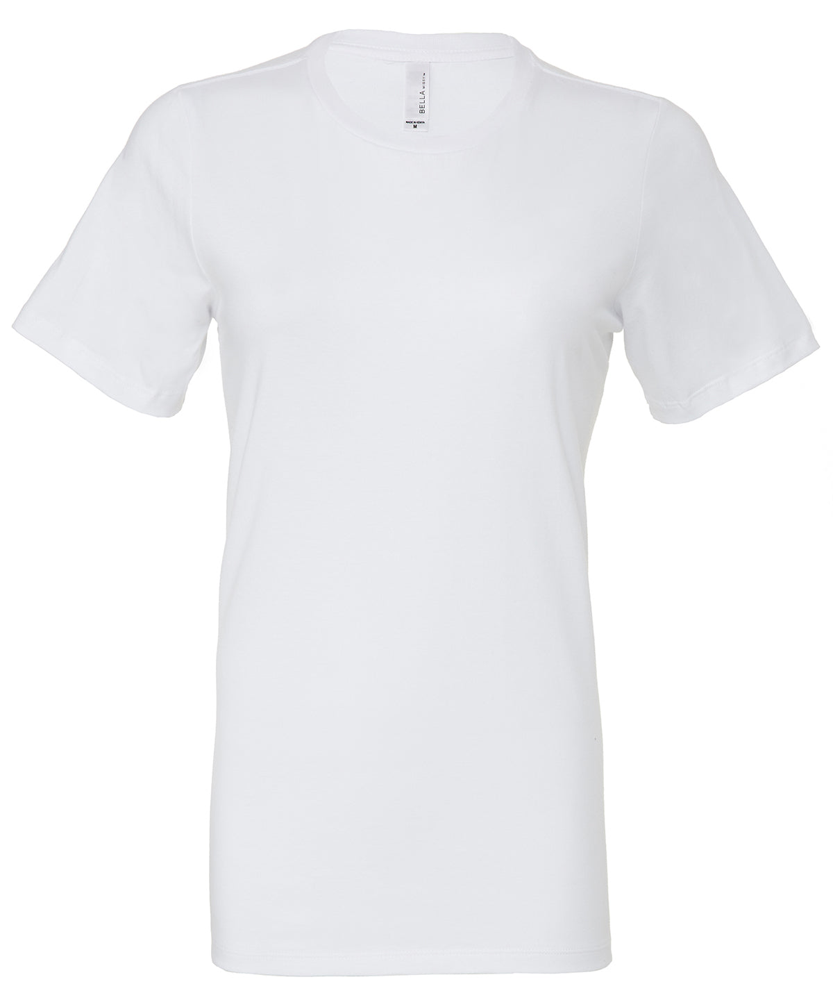 Bella Canvas BE046 Women's relaxed Jersey short sleeve tee in White*