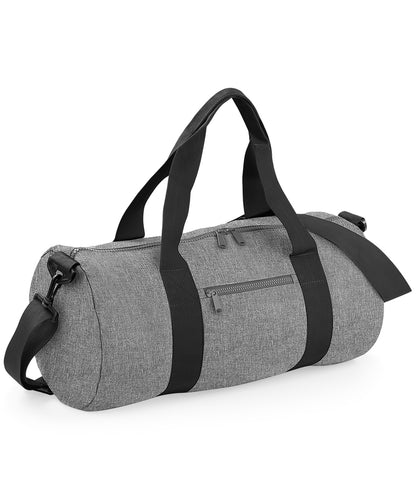 Bagbase BG140 Original barrel bag in Grey Marl/Black