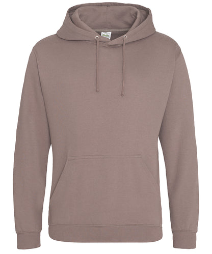 AWDis Just Hoods JH001 College hoodie in Mocha Brown