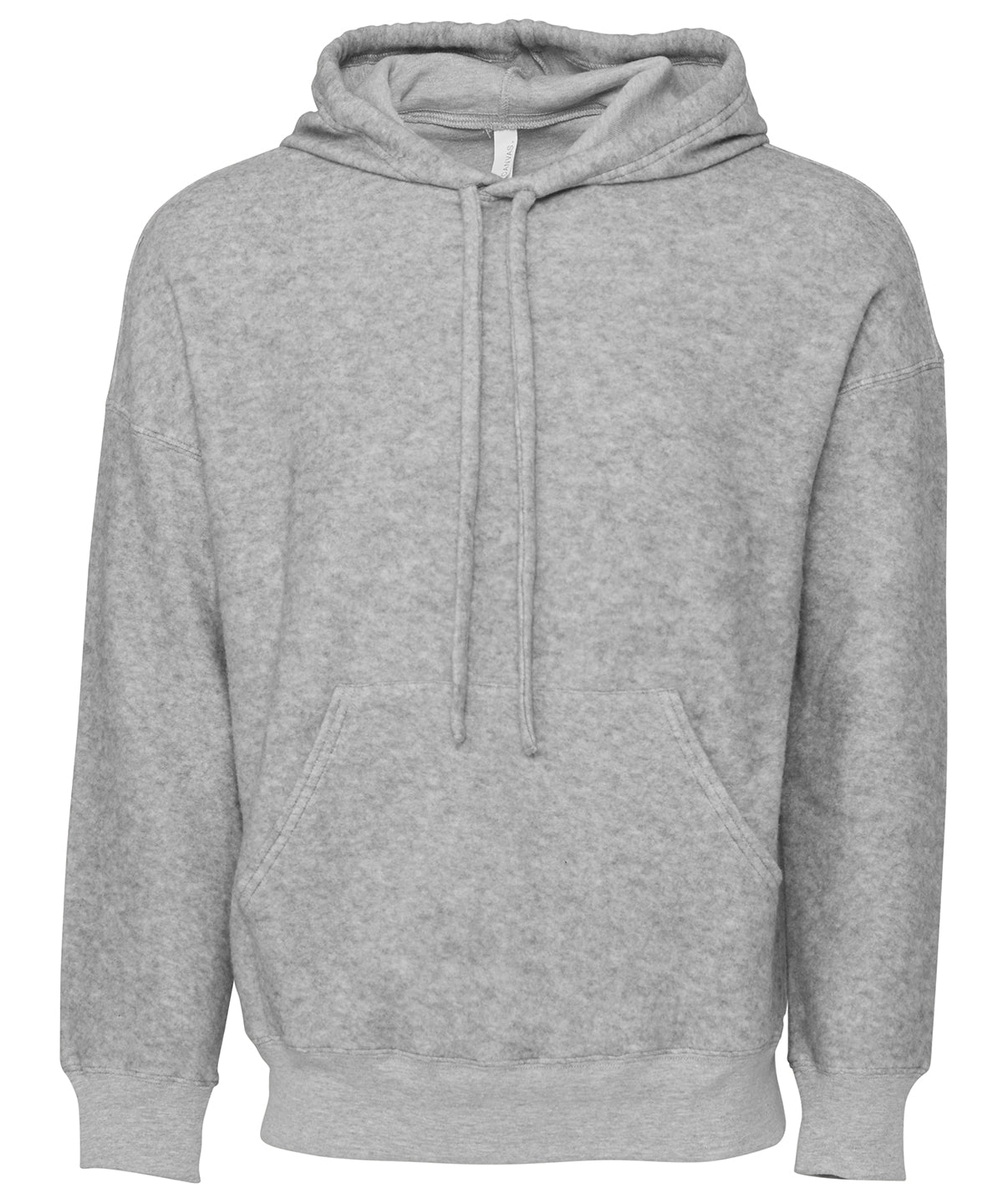 Bella Canvas BE130 Unisex sueded fleece pullover hoodie in Athletic Heather