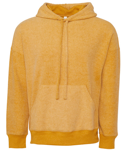 Bella Canvas BE130 Unisex sueded fleece pullover hoodie in Heather Mustard