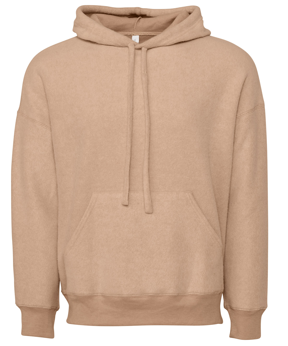 Bella Canvas BE130 Unisex sueded fleece pullover hoodie in Heather Oatmeal