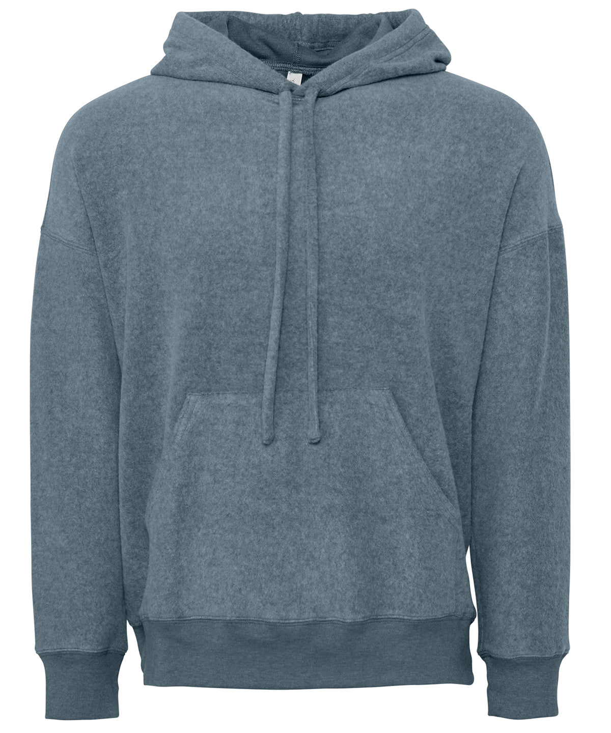 Bella Canvas BE130 Unisex sueded fleece pullover hoodie in Heather Slate