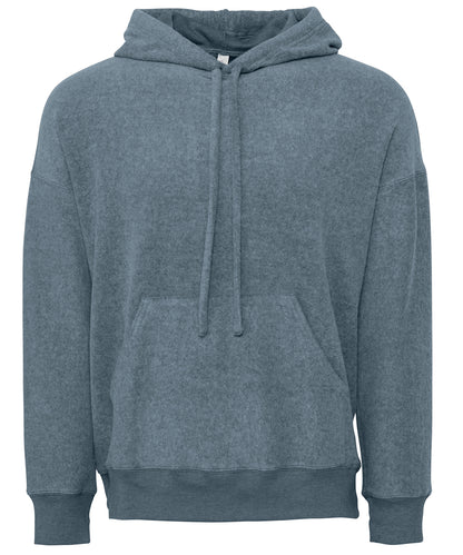 Bella Canvas BE130 Unisex sueded fleece pullover hoodie in Heather Slate