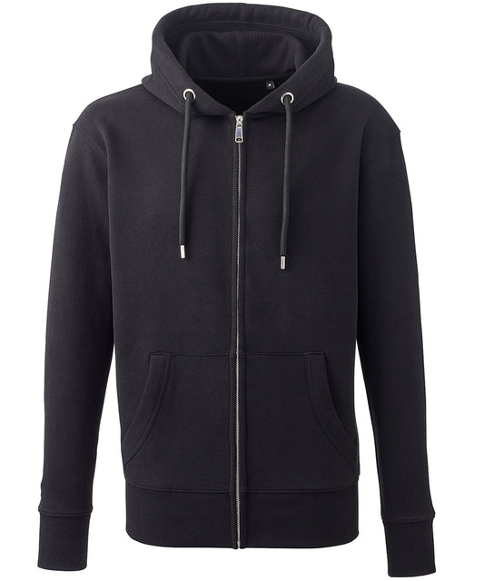 Anthem AM002 Men's Anthem full-zip hoodie in Black