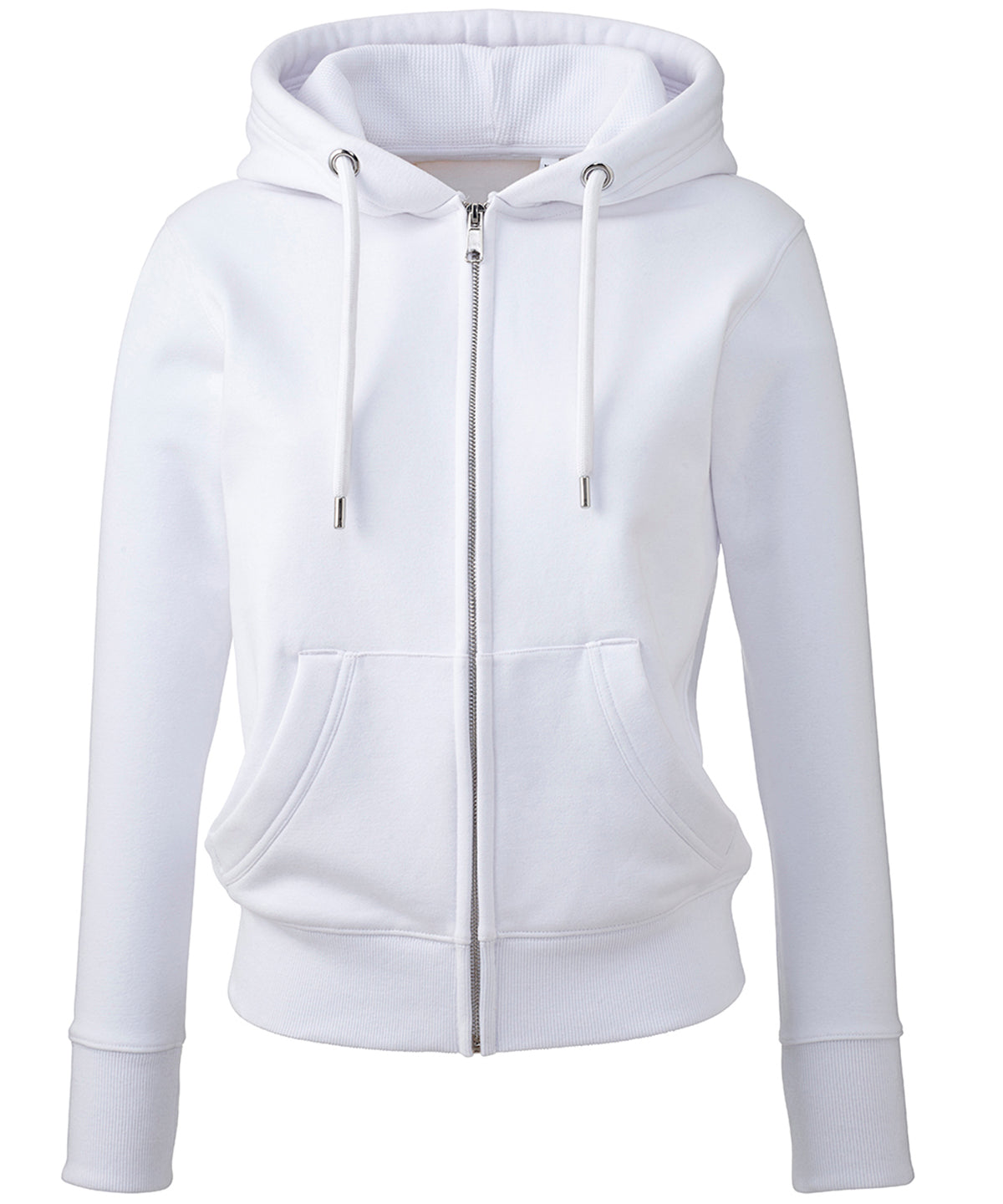 Anthem AM004 Women's Anthem full-zip hoodie in White