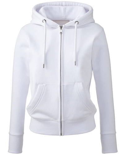 Anthem AM004 Women's Anthem full-zip hoodie in White