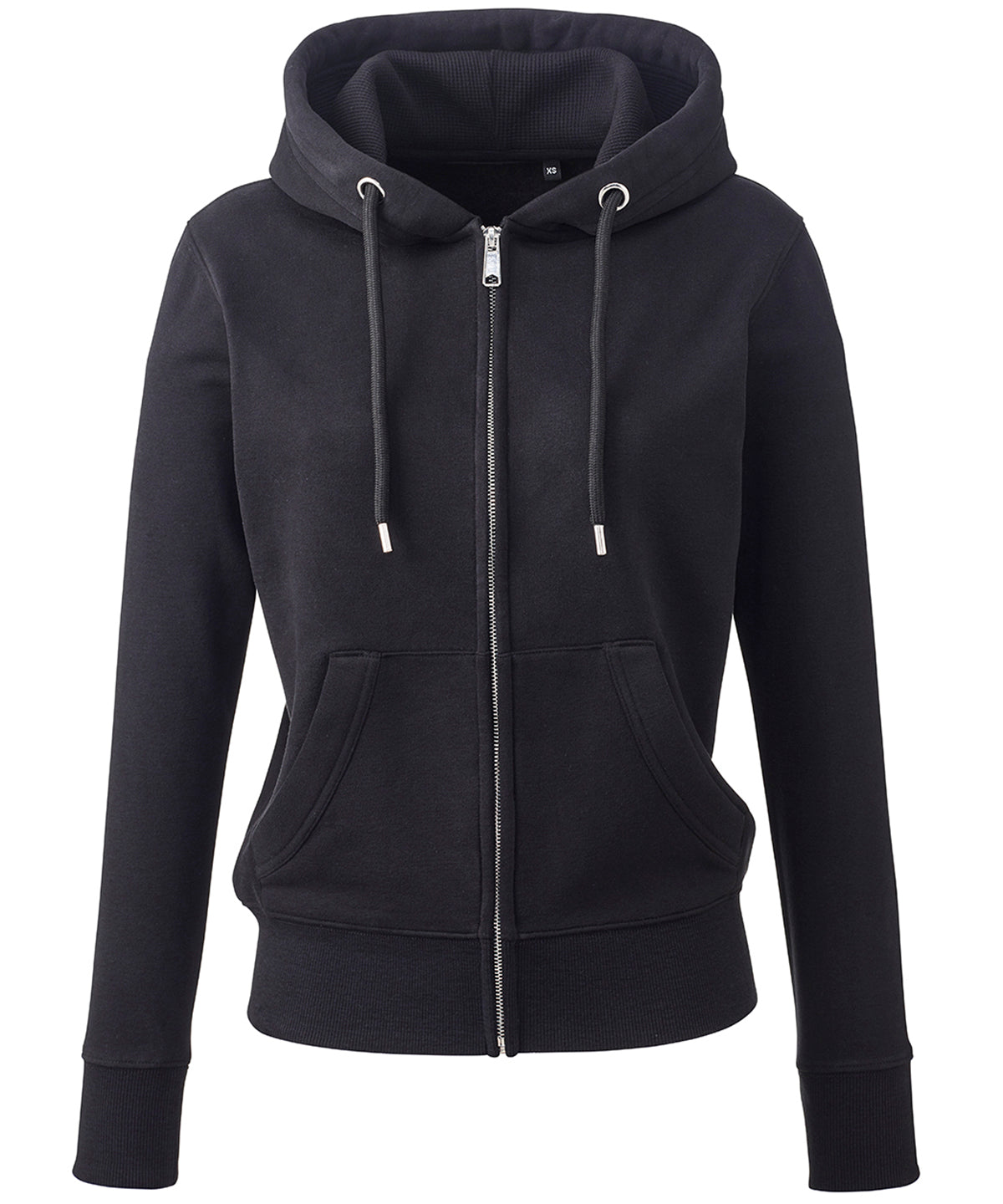 Anthem AM004 Women's Anthem full-zip hoodie in Black