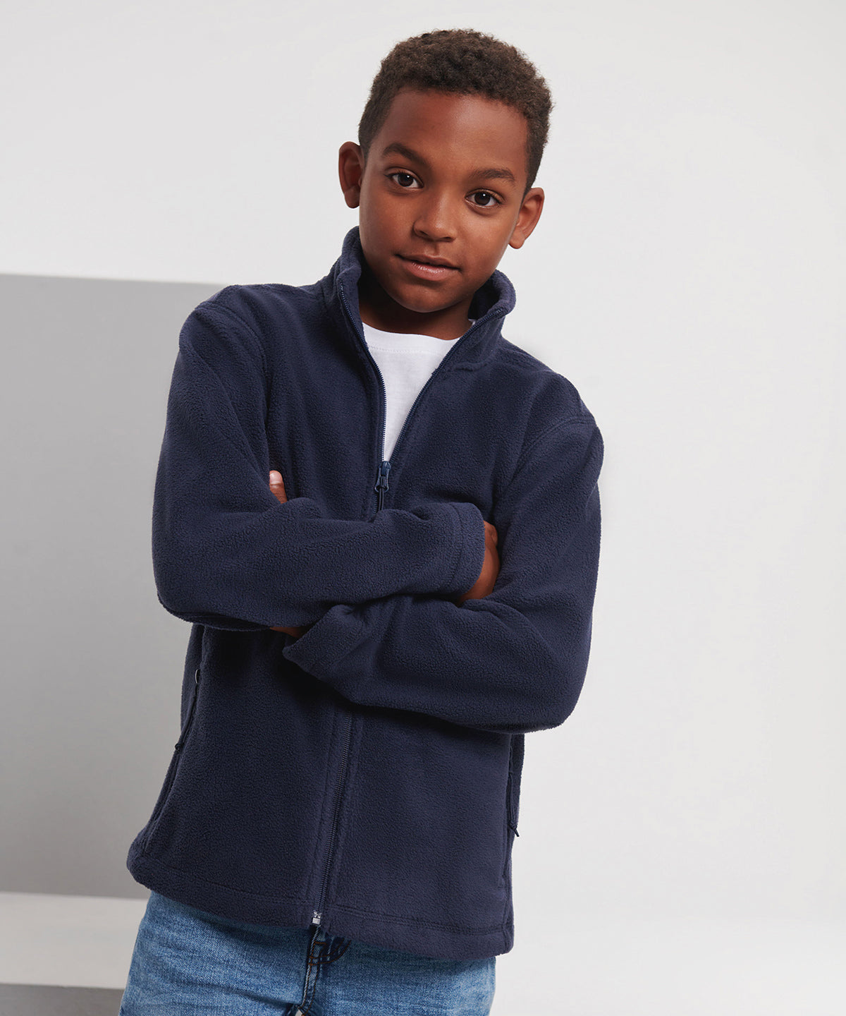 Russell Athletic 8700B Kids full-zip outdoor fleece