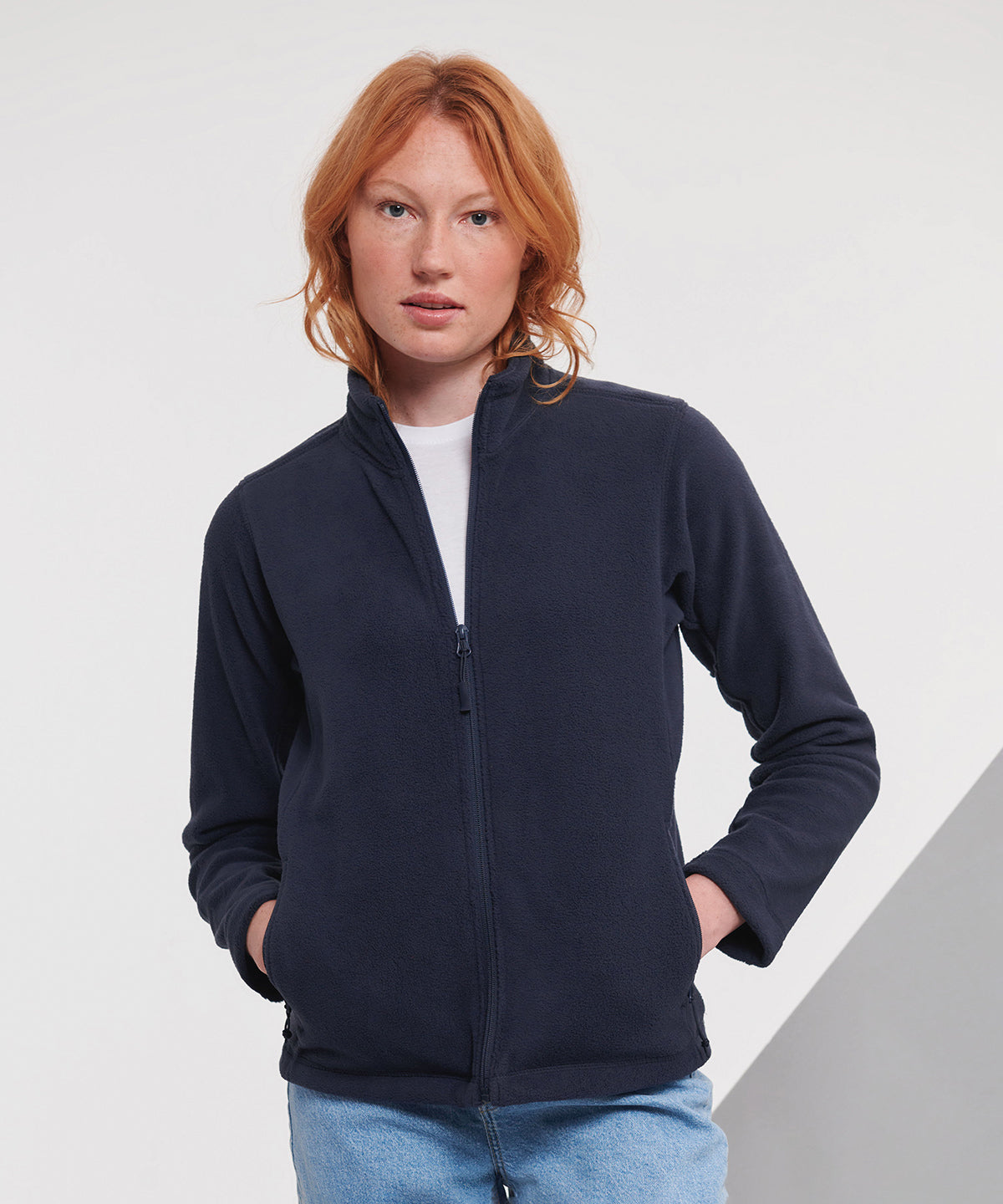 Russell Athletic 8700F Women's full-zip outdoor fleece