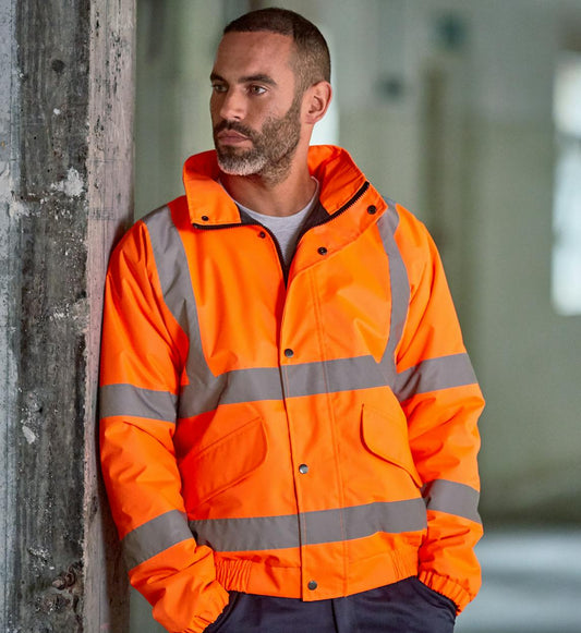 High visibility bomber jacket