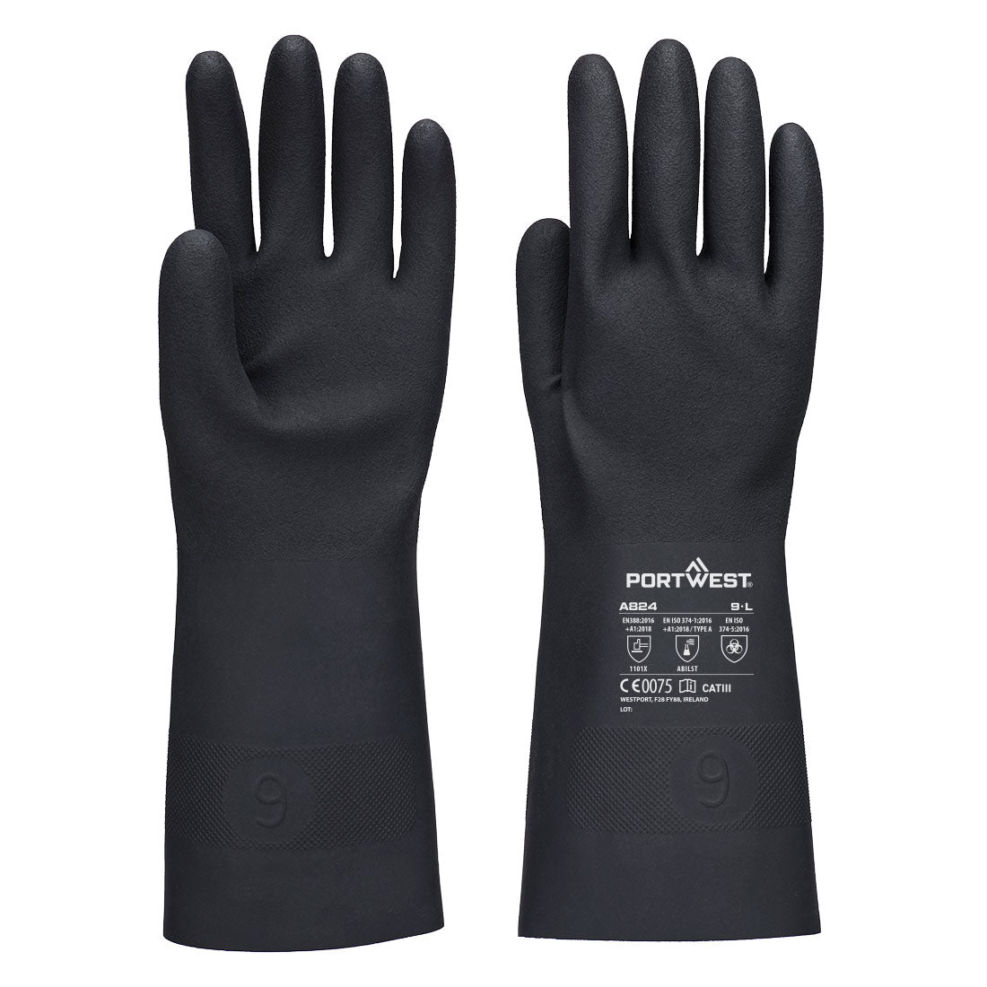 Portwest A824 Chem 350 Butyl Gauntlet