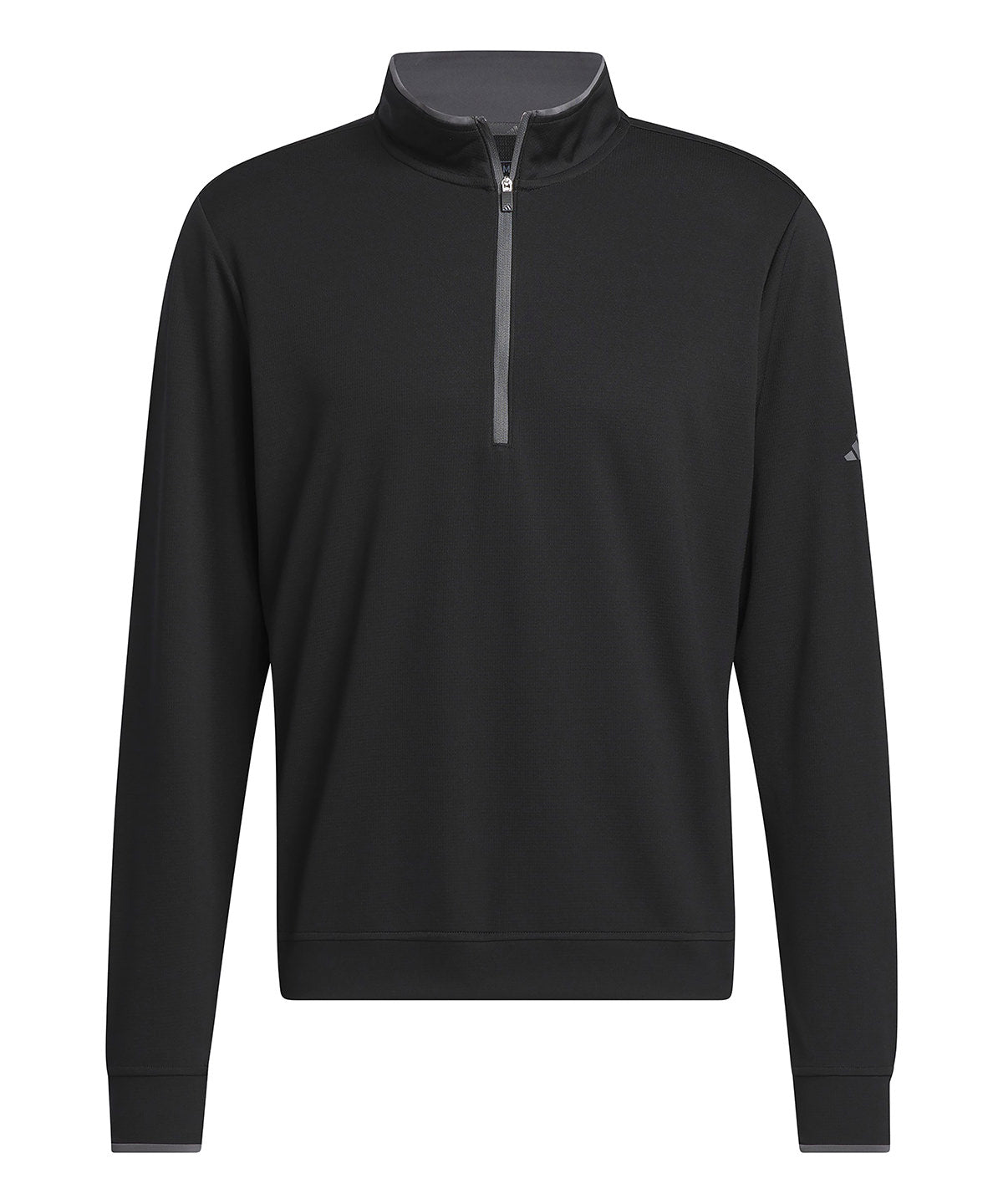 adidas® AD052 UPF lightweight quarter-zip pullover in Black